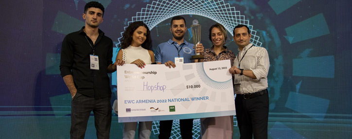 EWC Հայաստան 2022-ի ազգային հաղթող HOPSHOP-ն անցել է Ձեռներեցության աշխարհի գավաթի մրցույթի Համաշխարհային եզրափակիչ փուլ