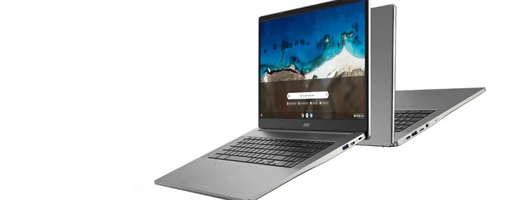 Компания Acer представила первый в мире 17-дюймовый хромбук