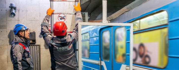 В метро доступен Интернет Team (ВИДЕО)