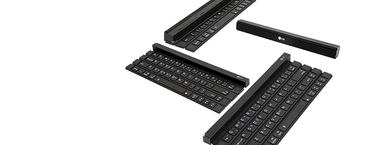 LG выпустила второе поколение сворачивающейся клавиатуры Rolly