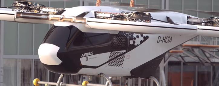 Во Франции состоялся первый свободный полет аэротакси CityAirbus