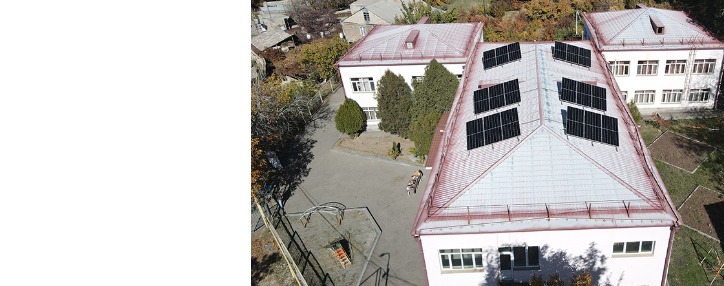 Ucom и Sunchild установили солнечную электростанцию в селе Малишка 