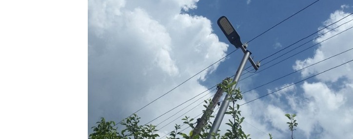 Компания Viva-MTS помогла оборудовать энергоэффективными прожекторами село Гермон 