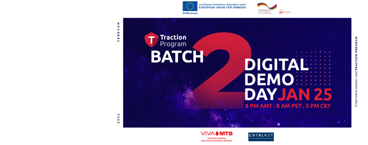 «Traction» ծրագիրը կներկայացնի 8 ընկերություններ առցանց Դեմո Օրվա ընթացքում 