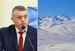 На горе Арагац высота снежного покрова превысила 3 метра (ФОТО) 