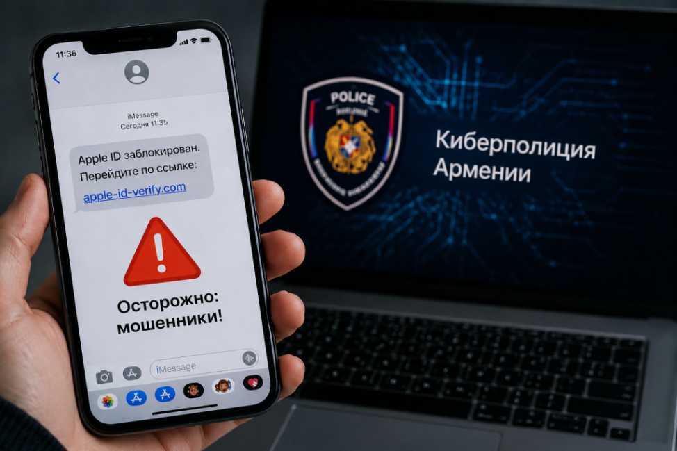 Armenia's Cyber ​​Police Warns of Fraudulent Messages via iMessage