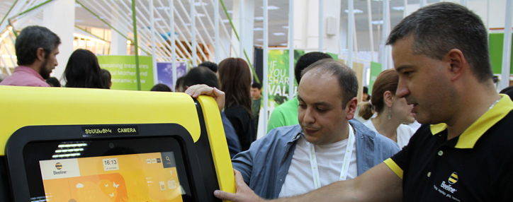 Beeline запустил первый в Армении терминал для продажи SIM-карт
