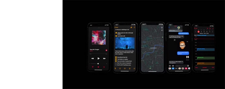Компания Apple анонсировала iOS 13 с темным режимом (ВИДЕО)
