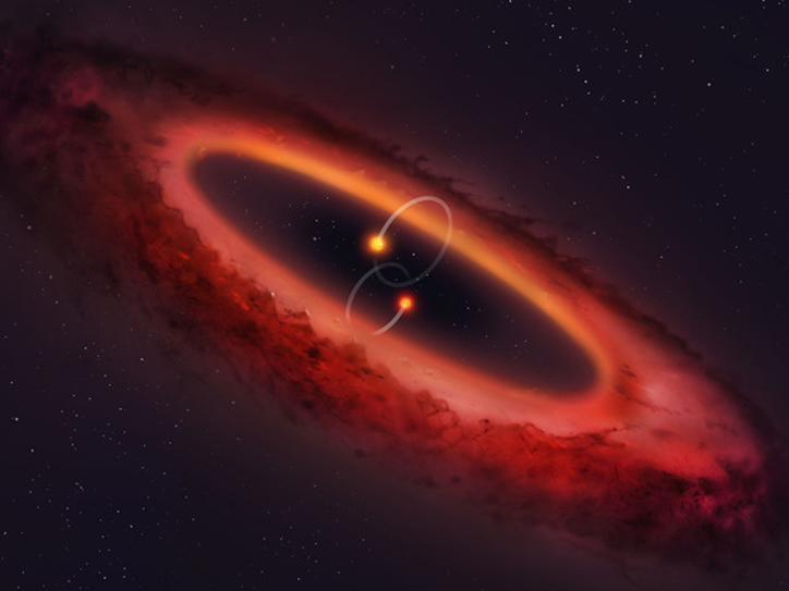 Астрономы обнаружили уникальную четверную звездную систему