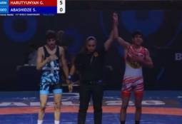 Армянский борец Геворг Арутюнян завоевал бронзу чемпионата мира U17 в Баку (ВИДЕО) 