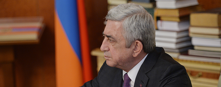 Премьер-министр Армении Серж Саргсян заявил о своей отставке