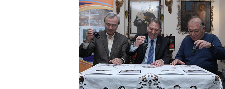 Две почтовые марки, посвященные дому-музею Параджанова, погашены в Ереване