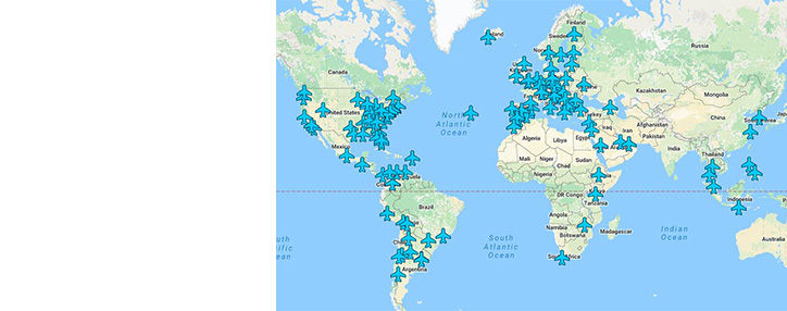 Wi-Fi пароли аэропортов всего мира доступны на одной карте 