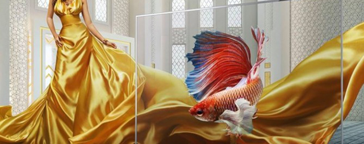 Xiaomi презентовалa первый в мире прозрачный телевизор