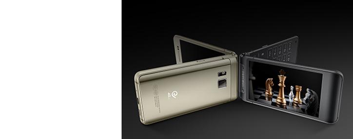Samsung представила смартфон - "раскладушку" W2016