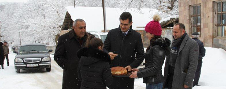 Компания VivaCell-MTS помогла в установке системы энергосберегающего освещения в армянском селе Караглух