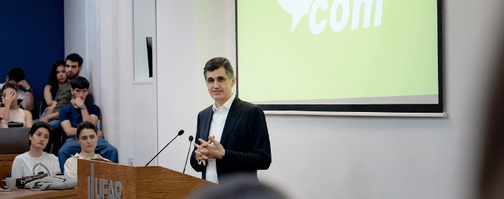 Гендиректор Ucom прочитал лекцию во Французском университете в Армении 