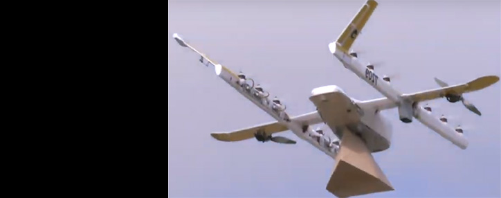 Финляндия начнет испытывать летающих робокурьеров Google (ВИДЕО)