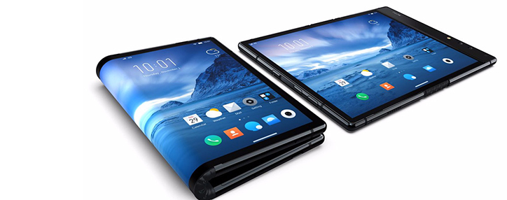 Выпущен первый в мире гибкий телефон (ВИДЕО)