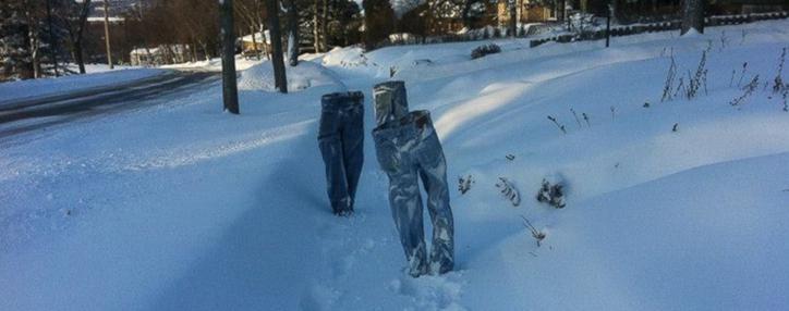 В соцсетях зародилась мода на замороженные штаны