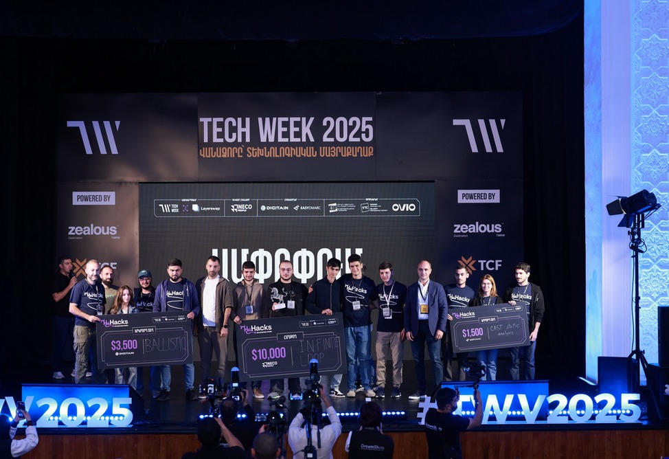 Технологическое сообщество Ванадзора: конференция Tech Week 2025 прошла при поддержке Team  