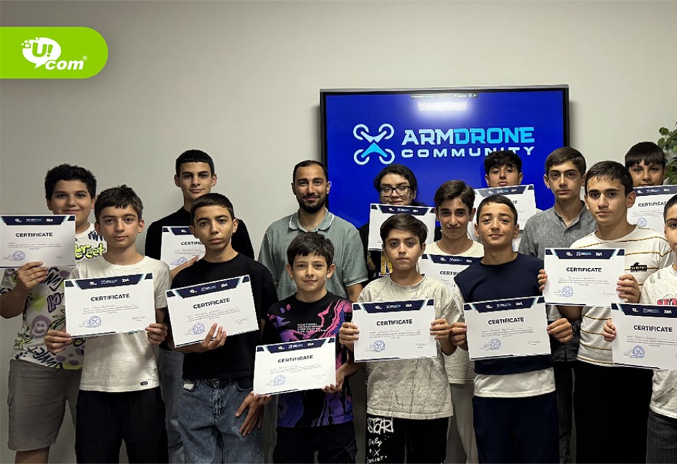 При поддержке Ucom Сообщество АрмДрон помогает подросткам осваивать технологии будущего