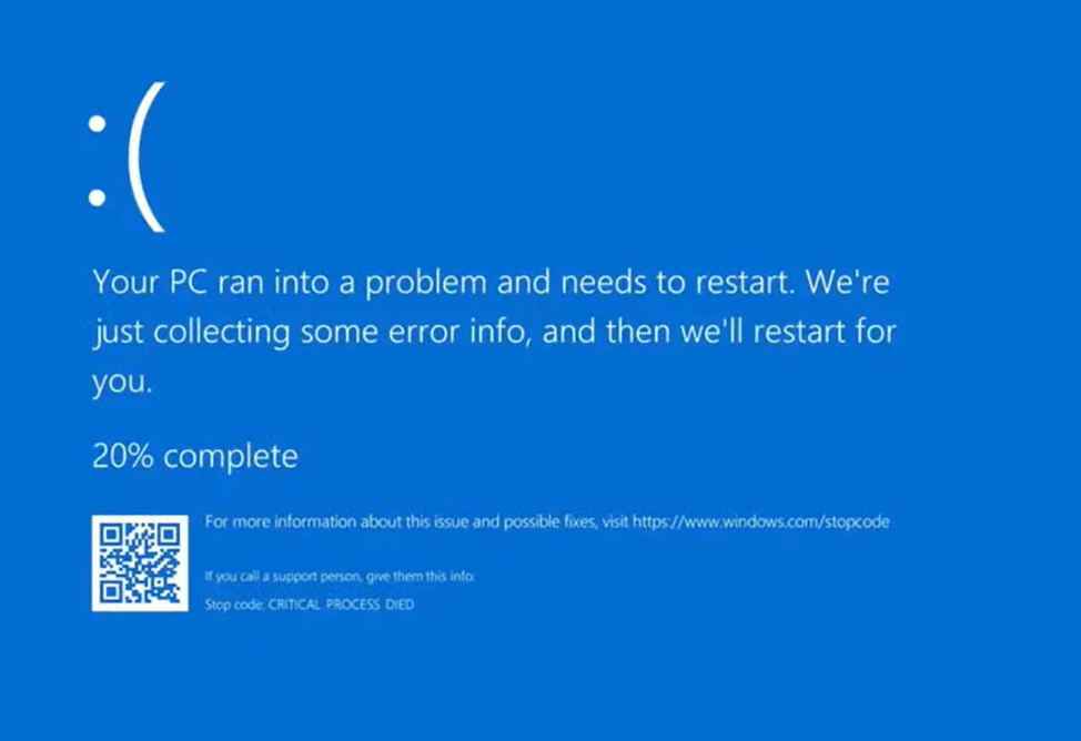 Windows избавится от «синего экрана смерти» спустя 40 лет после его появления